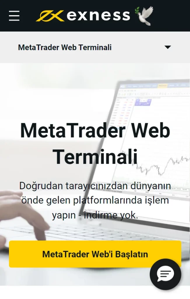 Exness MT Web Terminal